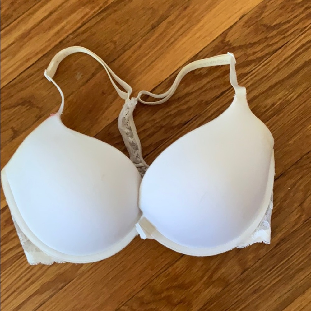 34DD lace racerback push-up Victoria’s Secret